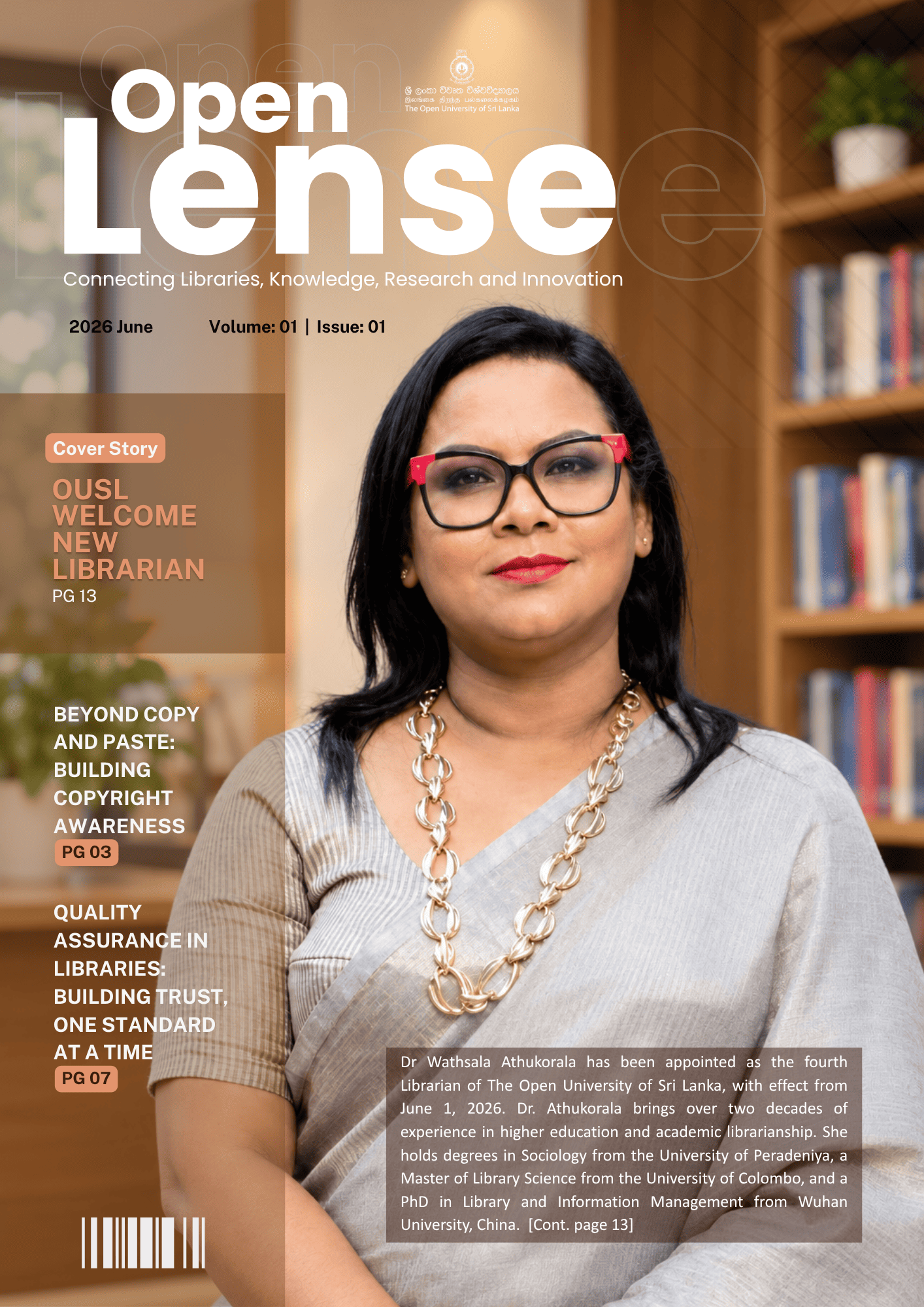OUSL Library Bulletin Cover